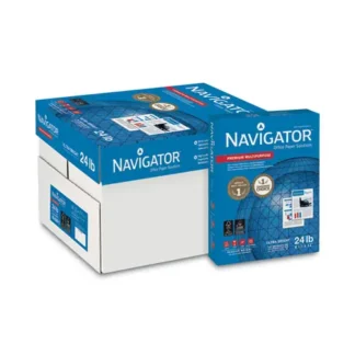 Navigator® Premium Multipurpose Copy Paper, 97 Bright, 24 lb, 8.5 x 11, White, 500 Sheets per Ream, 10 Reams per Carton
