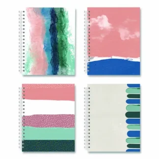 New Leaf Paper® 1-Subject Notebook, Medium/College Rule, Assorted Covers, 70 Sheets, 9.75" x 7.5"