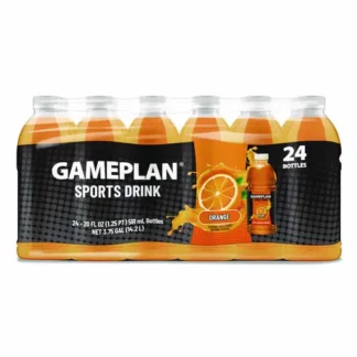 Niagara® Bottling Gameplan Sports Drink, Orange, 20 oz Bottle, 24/Carton