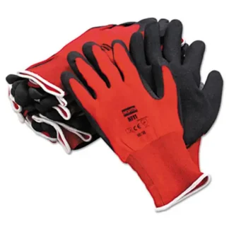 Northflex Red Nylon/Foam PVC Glove, Size 10 XL, 15 Gauge