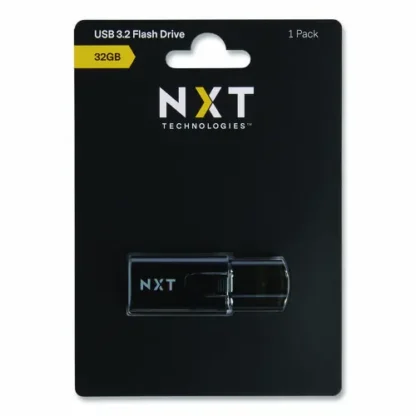NXT Technologies™ USB 3.2 Type-A Flash Drive, 32 GB, Black