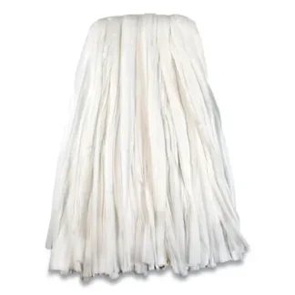 O'Dell® Edge Non-Woven Wet Mop Head, Rayon, #16, 1.5" Headband, White