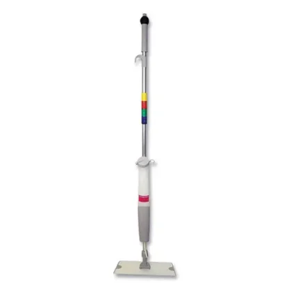 O'Dell® O'Dell Advantage+ Bucketless Mop, 16" Frame, White/Silver Handle