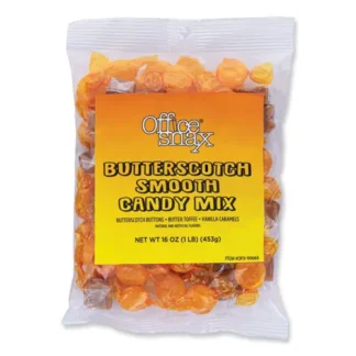 Office Snax® Candy Assortments, Butterscotch Smooth Candy Mix, 1 lb Bag