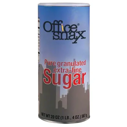 Office Snax Sugar Canister - 20 oz.
