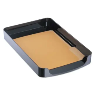 Officemate 2200 Series Front-Loading Desk Tray, 1 Section, Legal Size, Black