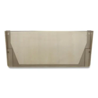 Officemate Plastic Wall-File Pocket, Smoke, One Pocket, Legal/Letter Size
