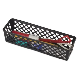 Officemate Recycled Supply Basket, Black, 3/Pack