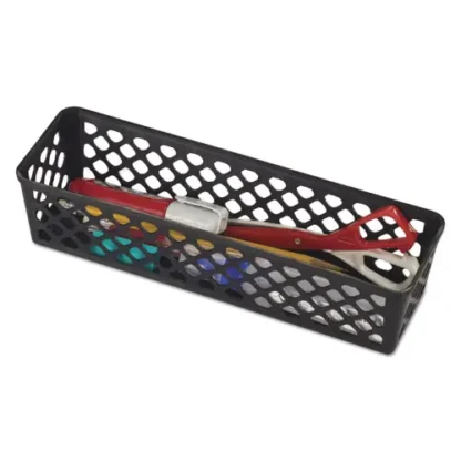Officemate Recycled Supply Basket, Black, 3/Pack