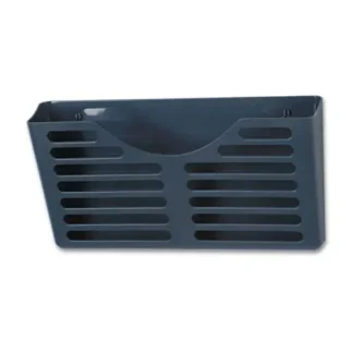 Officemate VerticalMate Cubicle Wall File Pocket, Slate Gray, Letter Size