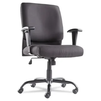 OIF Big/Tall Swivel/Tilt Mid-Back Chair, Supports Up to 450 lb, Black