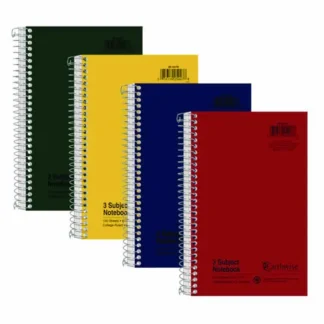 Oxford™ Earthwise by Oxford Recycled Small Notebooks, 3-Subject, Medium/College Rule, Randomly Assorted Covers