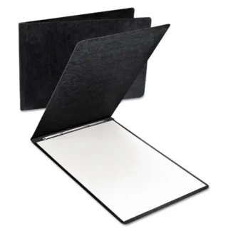 Oxford™ Extra Large Pressboard Report Cover w/ Reinforced Side Hinge, Two-Prong Fastener, 3" Capacity, 11 x 17, Black/Black
