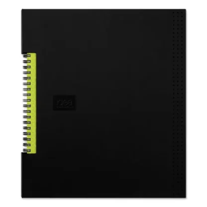 Oxford™ Idea Collective Professional Wirebound Hardcover Notebook, 1-Subject, Medium/College Ruled, Black Cover, 80 Sheets, 11" x 8.5"