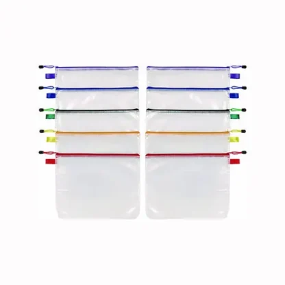 Oxford™ Poly Travel Pouch Set, Assorted Colors, 10/Pack