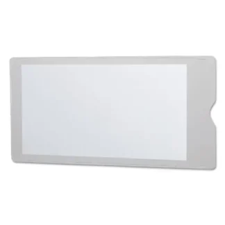Oxford™ Utili-Jac Heavy-Duty Clear Plastic Envelope, 4 x 9, Clear, 50/Box