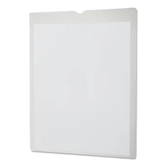 Oxford™ Utili-Jac Heavy-Duty Clear Plastic Envelope, Letter Size, Clear, 50/Box
