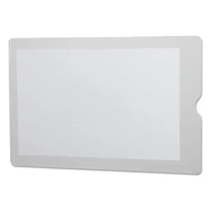 Oxford™ Utili-Jac Heavy-Duty Clear Plastic Envelopes, 5 x 8, Clear, 50/Box