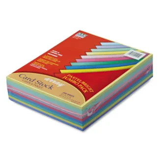 Pacon® Array Card Stock, 65 lb Cover Weight, 8.5 x 11, Assorted, 250/Pack