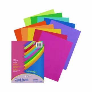 Pacon® Array Card Stock, 65 lb Cover Weight, 8.5 x 11, Assorted Lively Colors, 250/Pack