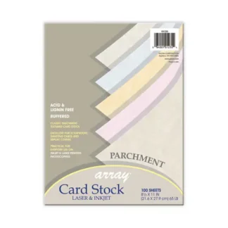 Pacon® Array Card Stock, Assorted Parchment Colors, 100/Pack