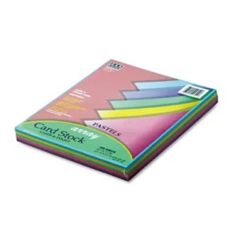 Pacon® Array Card Stock, 65 lb Cover Weight, 8.5 x 11, Assorted Pastel Colors, 100/Pack