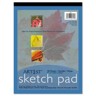 Pacon® Art1st Sketch Pad, Unruled, 9" x 12", 50 Sheets, White