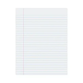 Pacon® Composition Paper, Wide/Legal Rule, 8.5 x 11, 500 Sheets per Pack