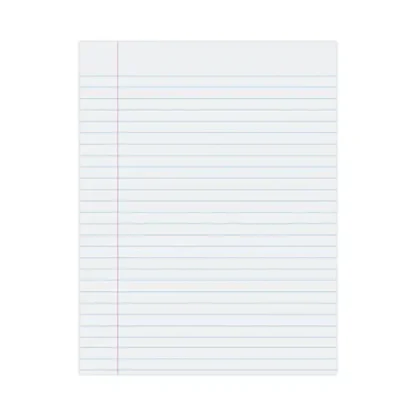 Pacon® Composition Paper, Wide/Legal Rule, 8.5 x 11, 500 Sheets per Pack