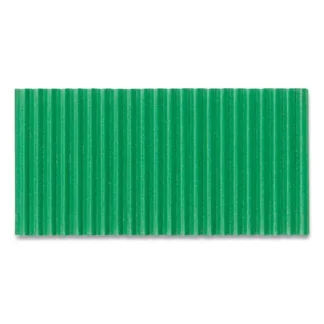 Pacon® Corobuff Corrugated Paper Roll, Emerald Green, 48" x 25 ft