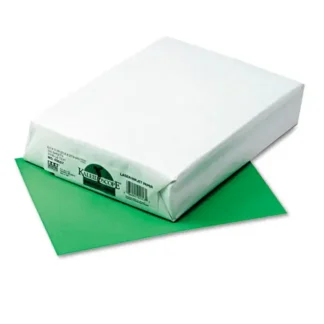 Pacon® Kaleidoscope Multipurpose Colored Paper, 24 lb Bond, 8.5 x 11, Emerald Green, 500 Sheets