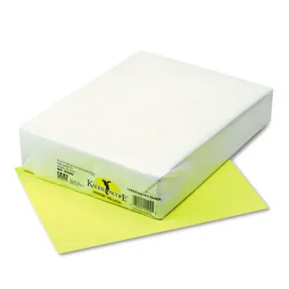 Pacon® Kaleidoscope Multipurpose Colored Paper, Hyper Yellow, 500 Sheets