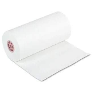 Pacon® Kraft Paper Roll, 40 lb Wrapping Weight, 18" x 1,000 ft, White