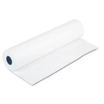 Pacon® Kraft Paper Roll, 40 lb Wrapping Weight, 36" x 1,000 ft, White