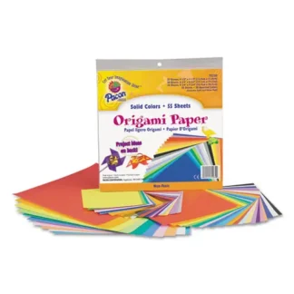 Pacon® Origami Paper, Assorted Bright Colors, 55/Pack