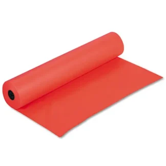 Pacon® Rainbow Duo-Finish Colored Kraft Paper, Orange, 36" x 1,000 ft, 35 lb Wrapping Weight