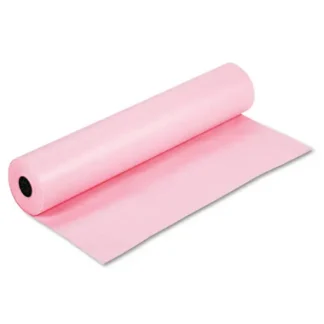 Pacon® Rainbow Duo-Finish Colored Kraft Paper, Pink, 36" x 1,000 ft, 35 lb Wrapping Weight