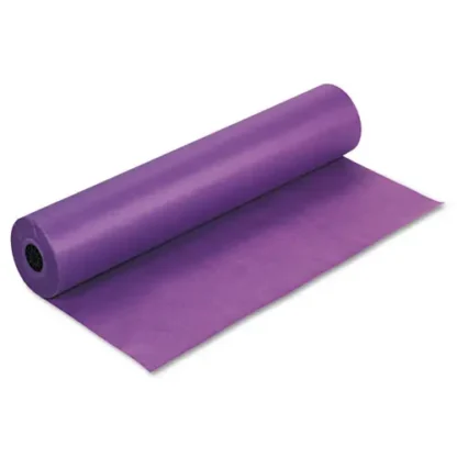 Pacon® Rainbow Duo-Finish Colored Kraft Paper, Purple, 35 lb Wrapping Weight, 36" x 1,000 ft