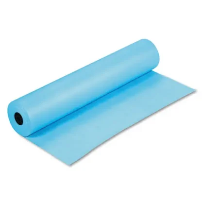 Pacon® Rainbow Duo-Finish Colored Kraft Paper, Sky Blue, 36" x 1,000 ft, 35 lb Wrapping Weight