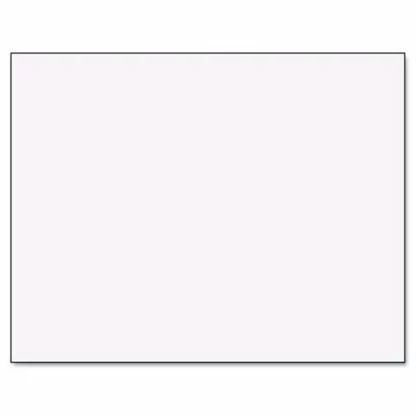Pacon® Six-Ply Railroad Board, 22 x 28, White, 25/Carton