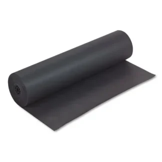 Pacon® Spectra ArtKraft Duo-Finish Paper, Black, 36" x 1,000 ft, 48 lb Text Weight