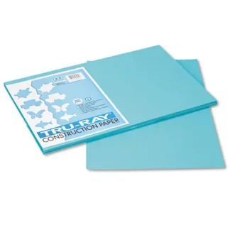 Pacon® Tru-Ray Construction Paper, Turquoise, 50/Pack