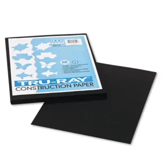 Pacon® Tru-Ray Construction Paper, Black, 50/Pack