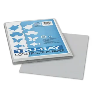 Pacon® Tru-Ray Construction Paper, Gray, 9 x 12, 50/Pack
