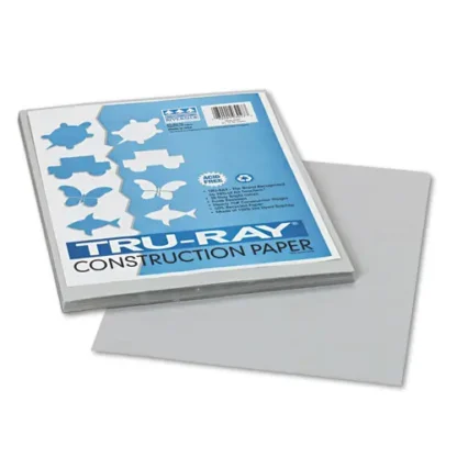 Pacon® Tru-Ray Construction Paper, Gray, 9 x 12, 50/Pack