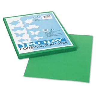 Pacon® Tru-Ray Construction Paper, Holiday Green, 9 x 12, 50 Sheets