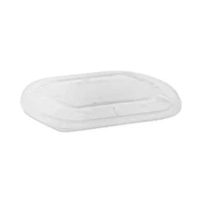 Pactiv Evergreen ClearView MealMaster Lid with Fog Gard Coating, Large Flat, Clear Plastic, 300/Carton