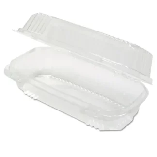 Pactiv Evergreen ClearView SmartLock Hinged Lid Container, 23 oz, Clear, Plastic, 250/Carton