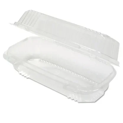 Pactiv Evergreen ClearView SmartLock Hinged Lid Container, 23 oz, Clear, Plastic, 250/Carton