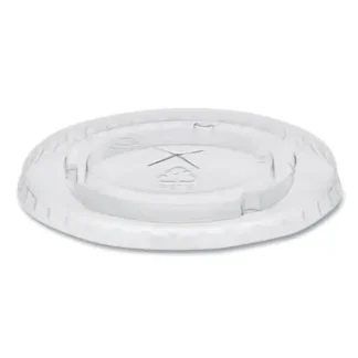 Pactiv Evergreen Cold Cup Lids, Fits 12 oz/14 oz/16 oz/20 oz Cold Cups, Plastic, Clear, 1,680/Carton